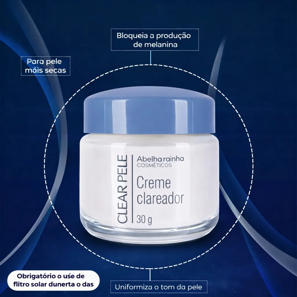 Creme Facial Noturno Abelha Rainha – Clear Pele