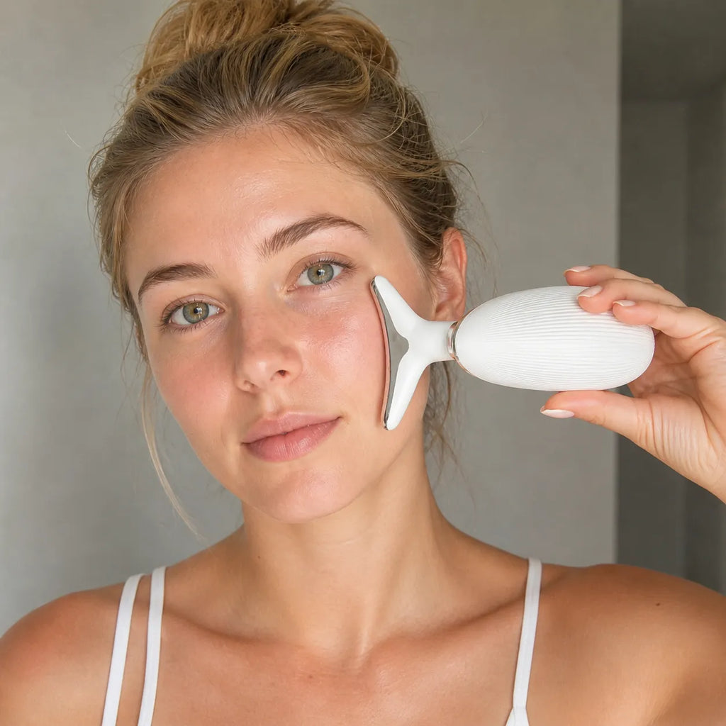 Massageador Facial com LED GlowRenew
